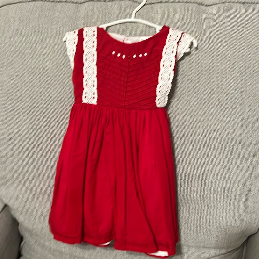 Wildling red toddler dress